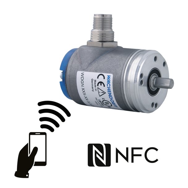全球独一无二:可通过 NFC 配置的 Wachendorff 编码器